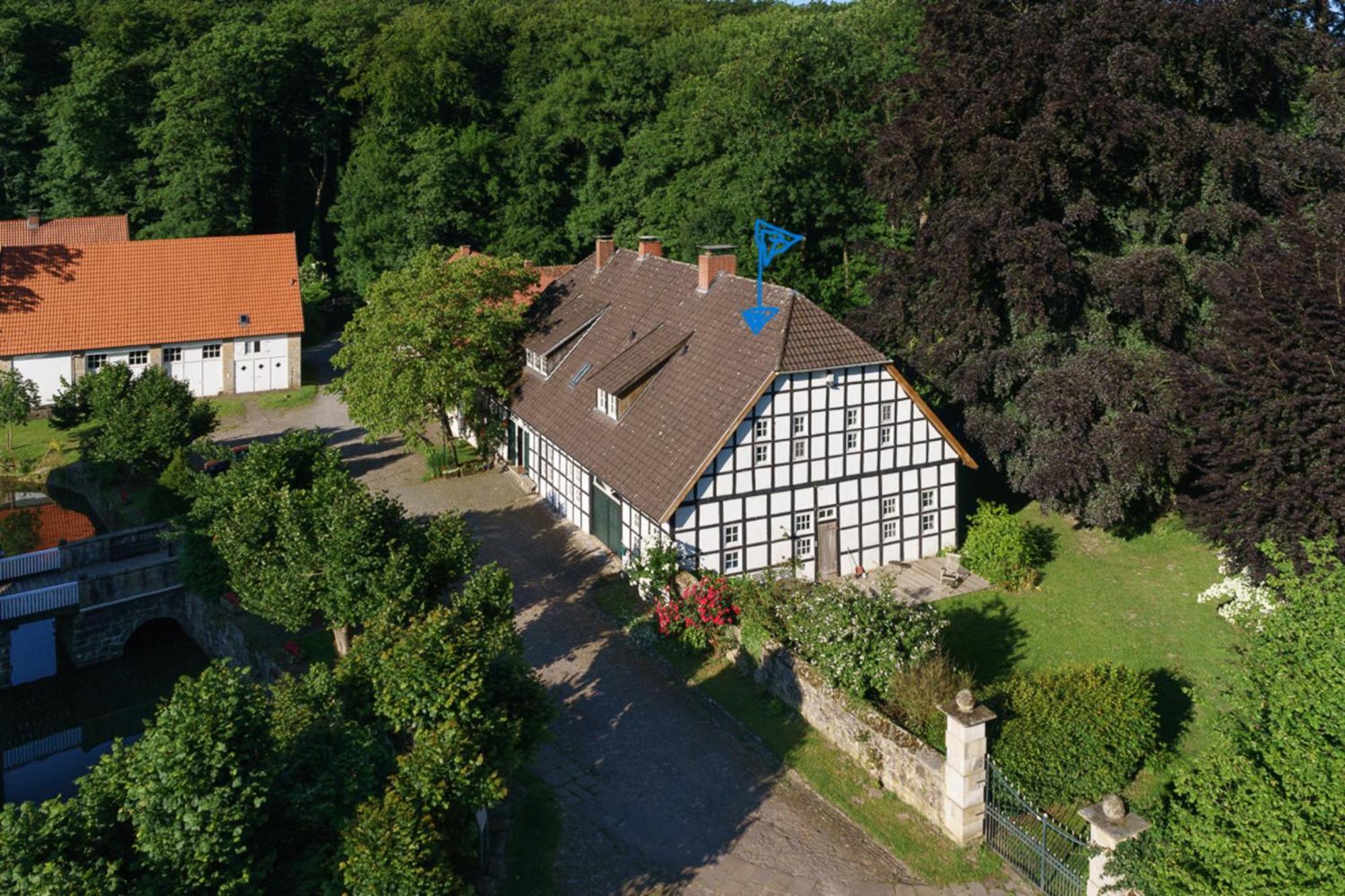 Ferienhaus Am Wasserschloss Haus Marck Tecklenburg Esterno foto
